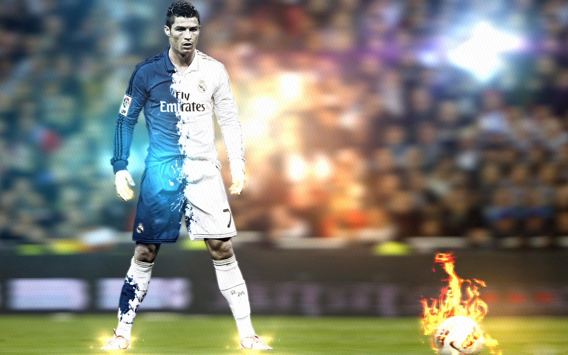 孤胆英雄与铁血军团,C罗关键战再证王者本色,雷恩铁蹄踏碎圣西罗神话